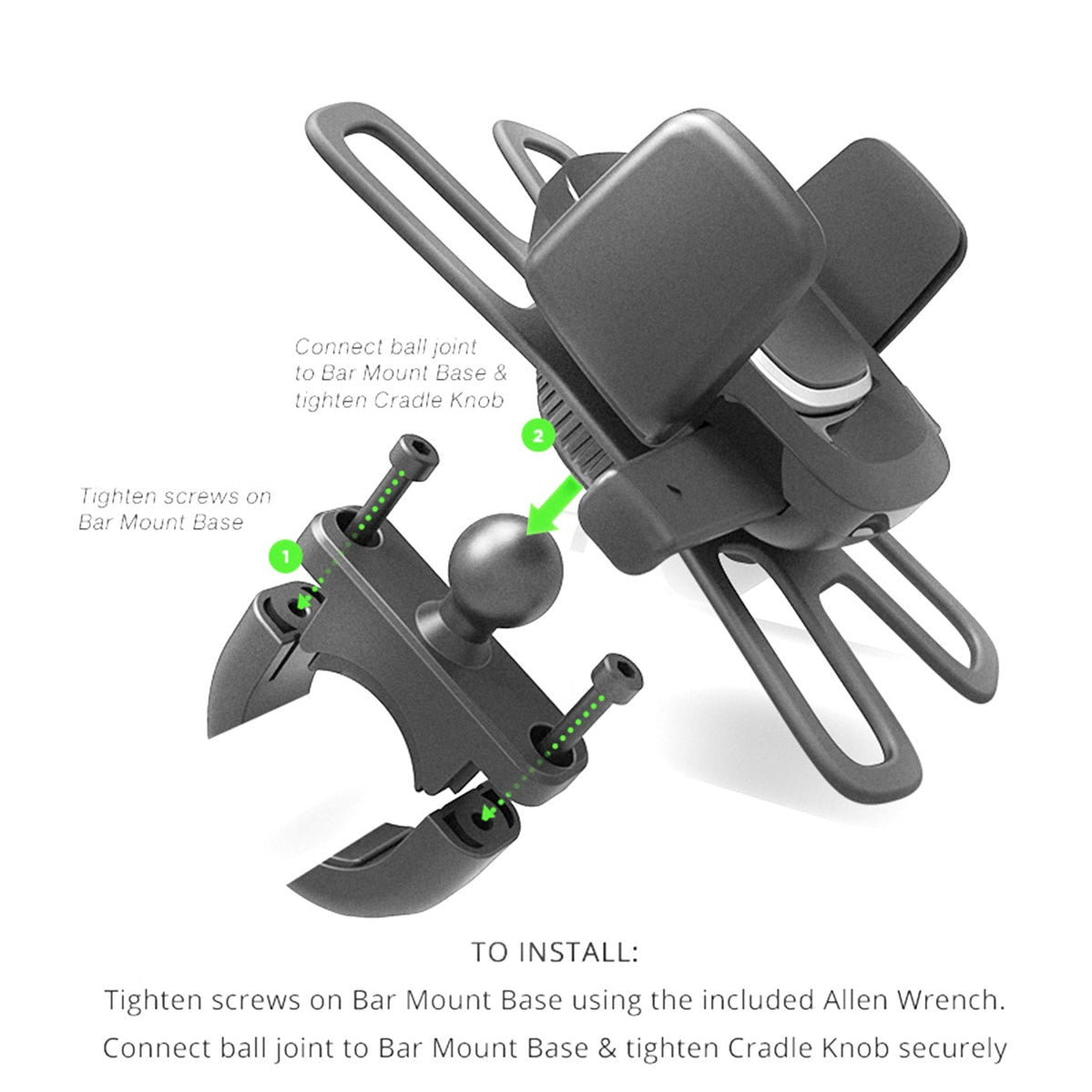 Base de telefono para moto