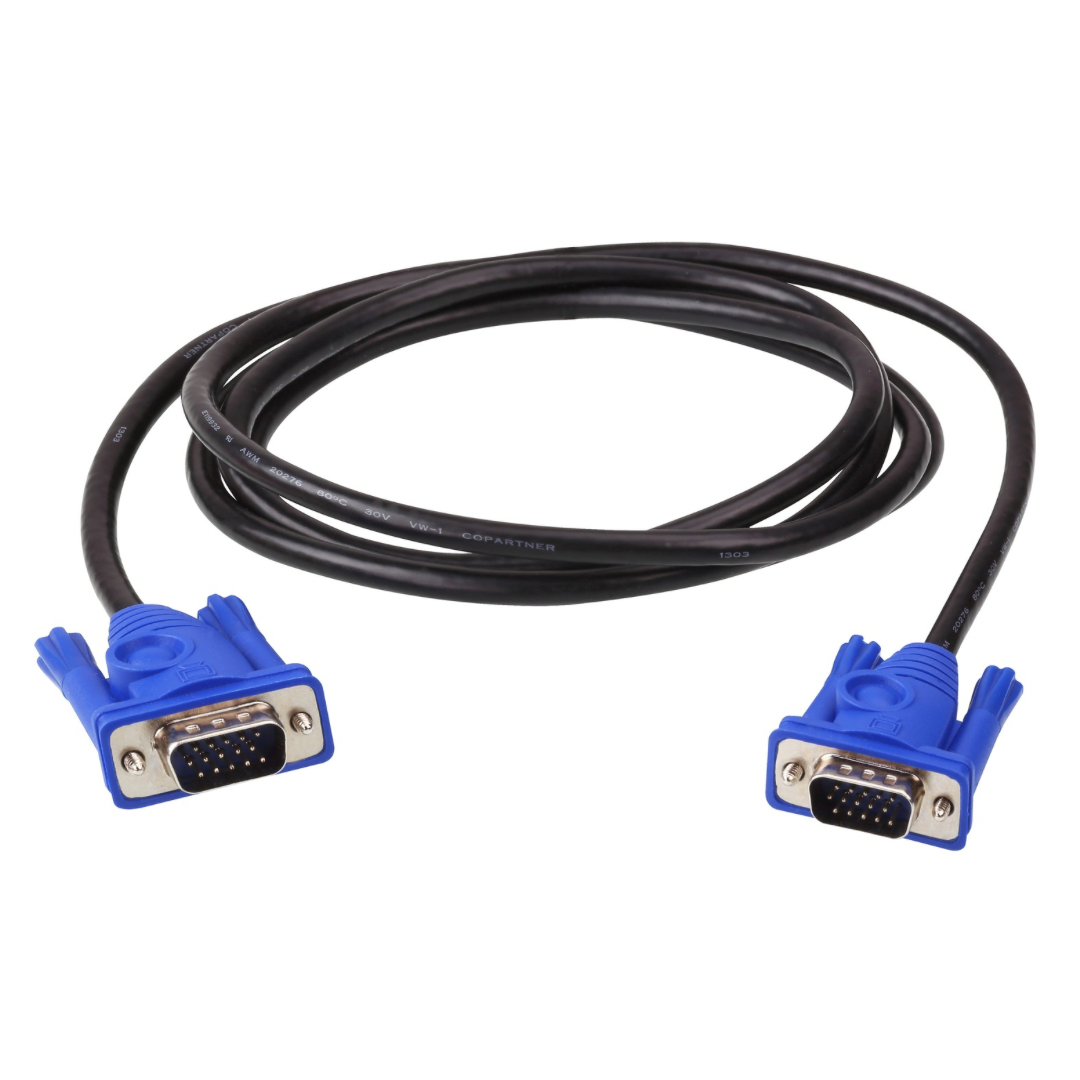 Cable de video VGA a VGA 1.2mts